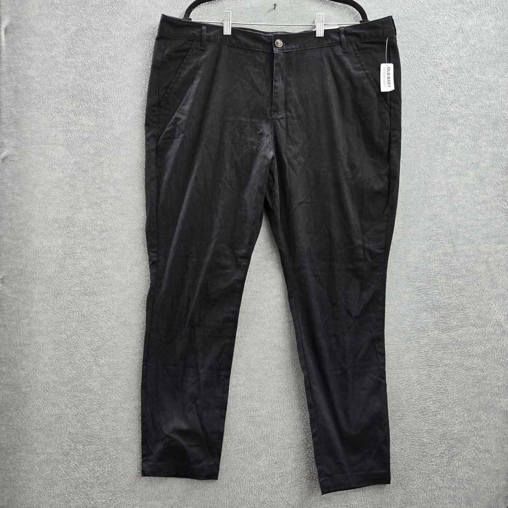 Old Navy Women Pants 18 Black Skinny 28" Inseam NWT‎